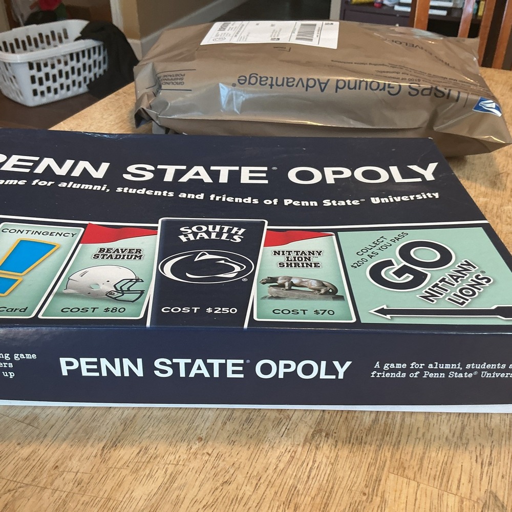 Penn State Opoly Monopoly Game Edition Nittany Lions Late for the Sky - New